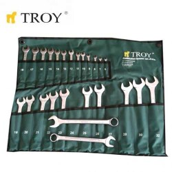 TROY 21525 Combination Spanner Set - 25Pcs, 6-32mm - 5