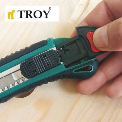 TROY 21600 Professional Box Cutter, 100x18mm TROY 21600 Professional Box Cutter, 100x18mm