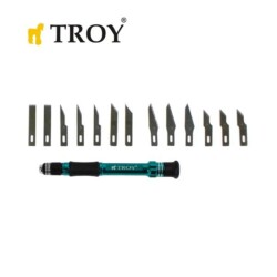 TROY 21604 Hobby Knife Set, 14 Pcs - 5