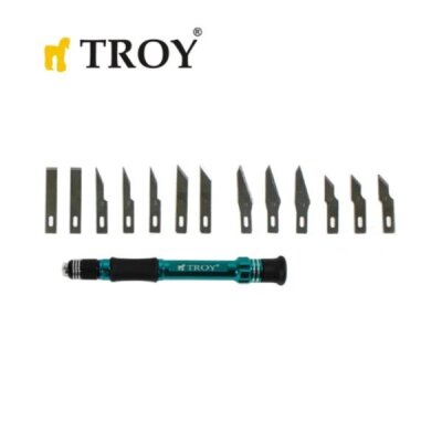 TROY 21604 Hobby Knife Set, 14 Pcs - 5