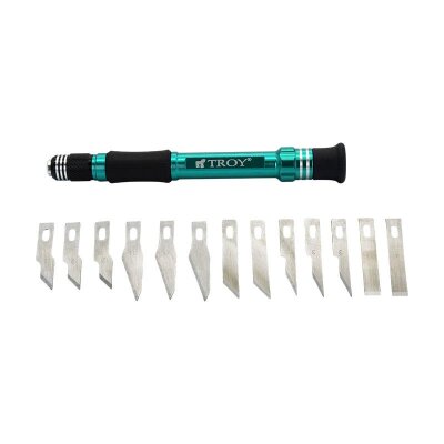 TROY 21604 Hobby Knife Set, 14 Pcs - 2