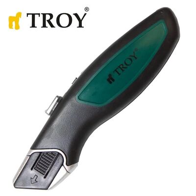 TROY 21606 Auto Retractable Utility Knife TROY 21606 Auto Retractable Utility Knife