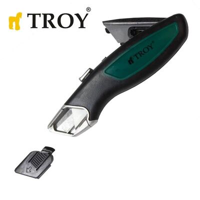 TROY 21606 Auto Retractable Utility Knife TROY 21606 Auto Retractable Utility Knife