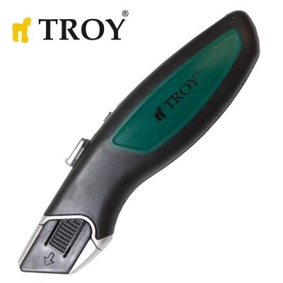 TROY 21606 Profesyonel Trapez Maket Bıçağı, 2 Yedek Bıçaklı - 1