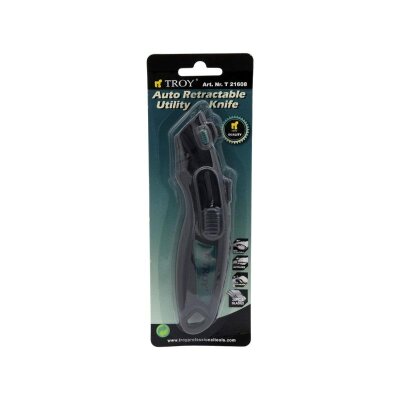 TROY 21608 Auto Retractable Utility Knife - 6
