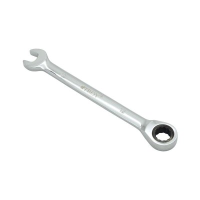 TROY 21712 Combination Wrench with Ratchet, 12mm - 1