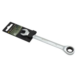 TROY 21714 Combination Wrench with Ratchet, 14mm - 2