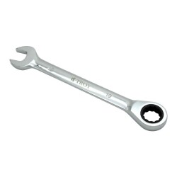TROY 21719 Cırcırlı Kombine Anahtar, 19mm
