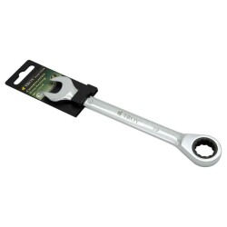 TROY 21719 Combination Wrench with Ratchet, 19mm - 2