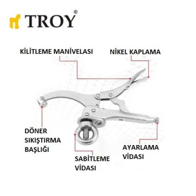 TROY 21801 Matkap Tezgahı Mengenesi, 23cm - 3