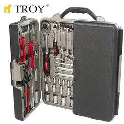 TROY 21910 Profesyonel Lokma - Anahtar - Alet Seti (110 Parça, Metrik) - 3