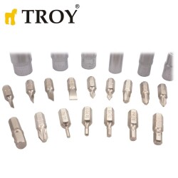 TROY 21948 Bits and Socket Set, 28 Pcs - 4