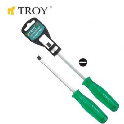 TROY 22130 Çakmalı Düz Tornavida (5,0x75mm) - 4