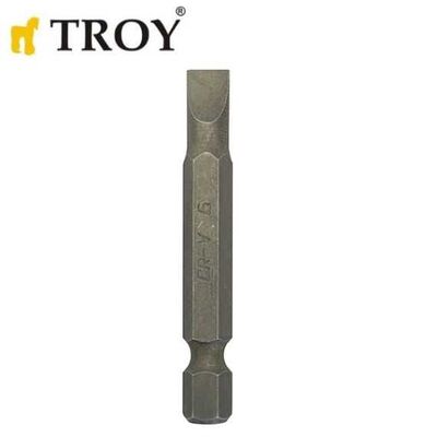 TROY 22228 Bits Uç Seti (Düz 6,0x50mm, 12Adet)