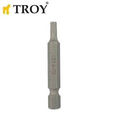 TROY 22241 Torx Bits Uç Seti (T20x50mm, 12 Adet)