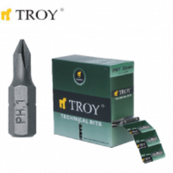 KAMPANYA - TROY 22251 Bits Set, PH1x25mm, 50 Pcs