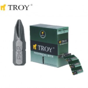 TROY 22252 Bits Uç Seti (PH2x25mm, 100Adet)