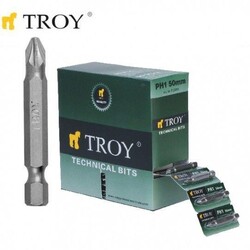 KAMPANYA - TROY 22256 Bits Uç Seti (PH2x50mm, 100Adet)