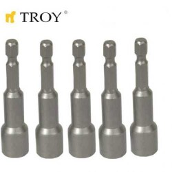 TROY 22291 Bits Uç Girişli Lokma Seti (8x65mm, 5 adet) - 4