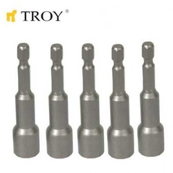TROY - TROY 22292 Bits Uç Girişli Lokma Seti (10x65mm, 5 Adet)