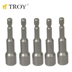 TROY 22292 Hanger Bolt Driver Set, 10x65mm, 5 Pcs - 4