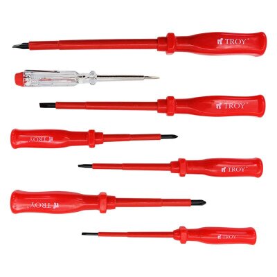 TROY 22300 VDE Screwdriver Set, 7 Pcs - 2