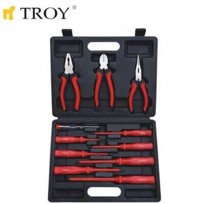 TROY 22303 Combination Tool Set, 11 Pcs