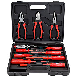 TROY 22303 Combination Tool Set, 11 Pcs
