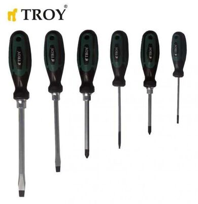 TROY 22304 Screwdriver Set, 6 Pcs TROY 22304 Screwdriver Set, 6 Pcs