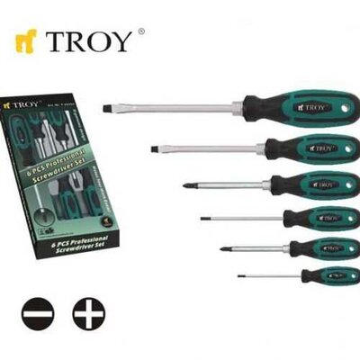 TROY 22304 Screwdriver Set, 6 Pcs - 1