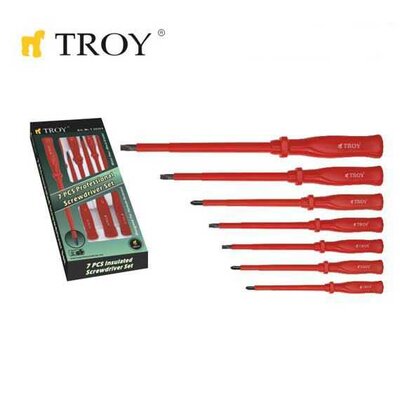 TROY 22305 İzoleli Tornavida Seti, 7 Parça - 2