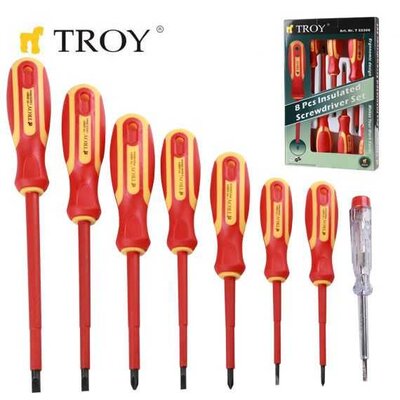 TROY 22306 VDE Screwdriver Set, 6 Pcs - 2