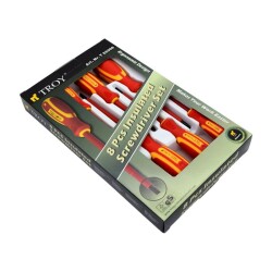 TROY 22306 VDE Screwdriver Set, 6 Pcs