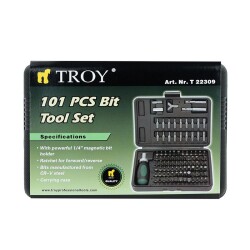 TROY 22309 Replaceable Bit Screwdriver Set, 101 Pcs - 5