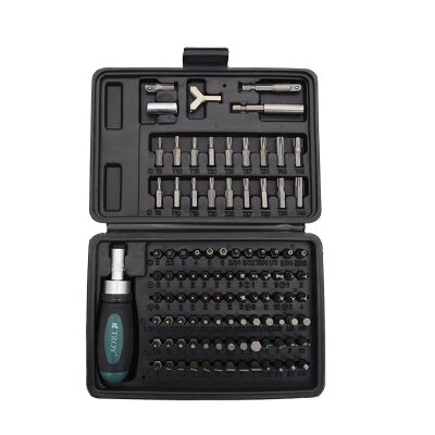 TROY 22309 Replaceable Bit Screwdriver Set, 101 Pcs - 1