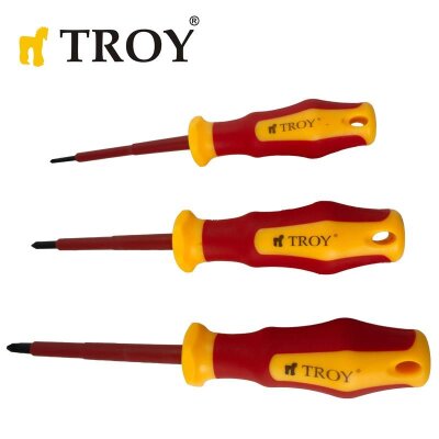 TROY 22311 VDE İzoleli Tornavida Seti, 8 Parça - 8