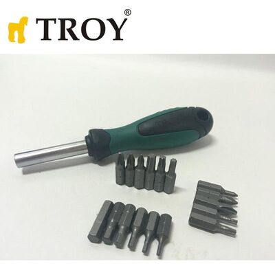 TROY 22332 Tornavida Bits Uç Seti, 32 Parça