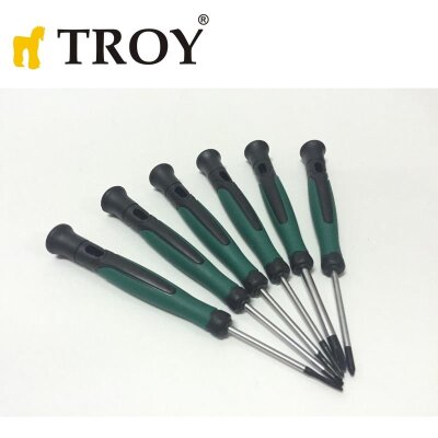 TROY 22332 Tornavida Bits Uç Seti, 32 Parça - 6