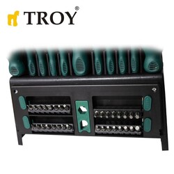 TROY 22350 Tornavida Bits Uç Seti, 50 Parça - 5