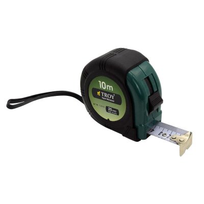 TROY 23110 Tape Measure, 10mx25mm - 1