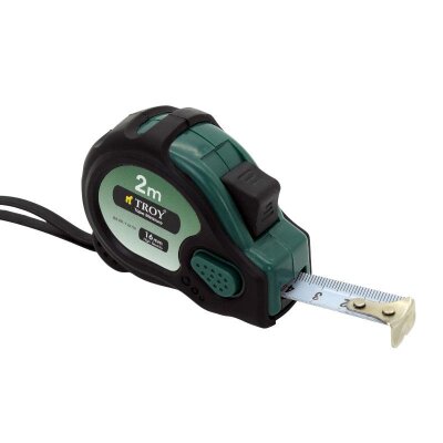 TROY 23122 Tape Measure, 2mx16mm - 1