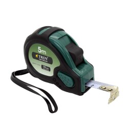 TROY 23126 Stoperli Şerit Metre (5mx19mm) Mıknatıslı