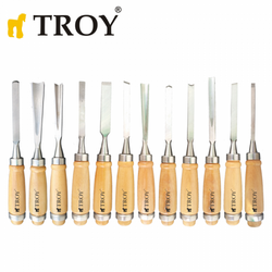 TROY - TROY 25004 Wood Carving Set, 12 Pcs TROY - TROY 25004 Wood Carving Set, 12 Pcs