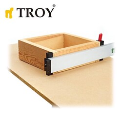 TROY 25005 Kıskaçlı Alüminyum Testere Kılavuzu, 60cm - 4