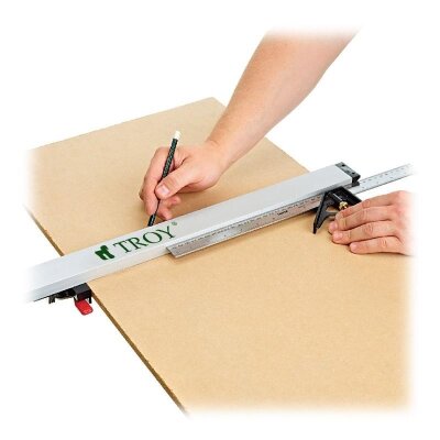 TROY 25005 Kıskaçlı Alüminyum Testere Kılavuzu, 60cm - 5
