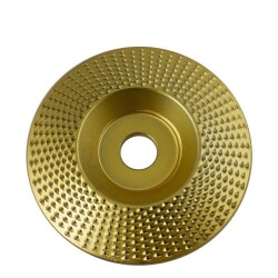 TROY 25072 Avuç Taşlamalar için Ahşap Törpü Diski, Konik, 100mm