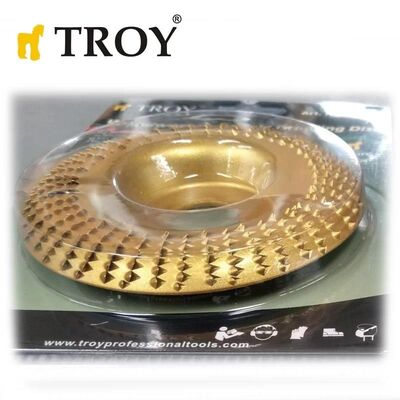 TROY 25074 Angle Grinder Wood Carving Disc, 125mm TROY 25074 Angle Grinder Wood Carving Disc, 125mm