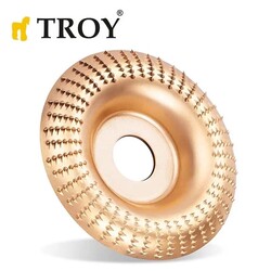 TROY 25074 Angle Grinder Wood Carving Disc, 125mm - 4