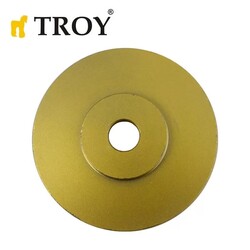 TROY 25075 Avuç Taşlama için Ahşap Aşındırıcı Törpü Diski, Düz Yassı, 125mm - 2
