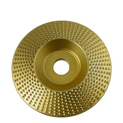 TROY 25076 Angle Grinder Wood Carving Disc, Trapezoidal, 125mm